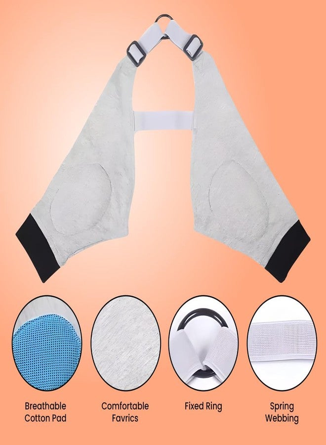 ZeroLuxury Dog Elbow Brace Pads (L & XL) | Soft Breathable Elbow Wrap for Large Breeds | Adjustable & Durable Elbow Sleeve (L) - Image 2